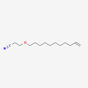 Propanenitrile, 3-(10-undecenyloxy)-