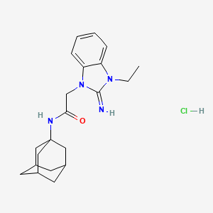 1-Ethyl-2-iminobenzimidazoline-3-acetic acid N-adamantylamide hydrochloride