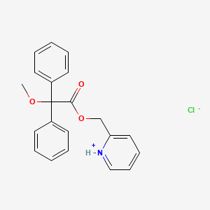 2-Pyridylmethyl methoxydiphenylacetate hydrochloride