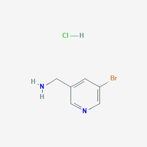 molecular formula C6H8BrClN2 B1375932 (5-溴吡啶-3-基)甲胺盐酸盐 CAS No. 1001414-82-9