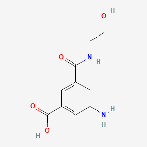 3-Amino-5-[[(2-hydroxyethyl)amino]carbonyl]benzoic acid