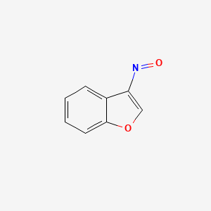 molecular formula C8H5NO2 B13759351 Benzofuran, 3-nitroso- CAS No. 56273-12-2