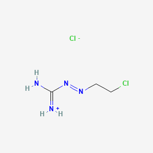 molecular formula C3H8Cl2N4 B13759376 ((2-Chloroethylidene)amino)guanidine hydrochloride CAS No. 73816-41-8