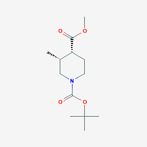 cis-1-tert-Butyl 4-methyl 3-methylpiperidine-1,4-dicarboxylate