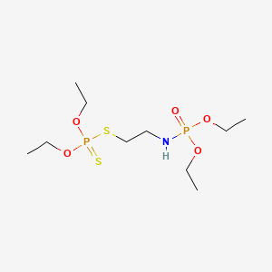 2-diethoxyphosphinothioylsulfanyl-N-diethoxyphosphorylethanamine