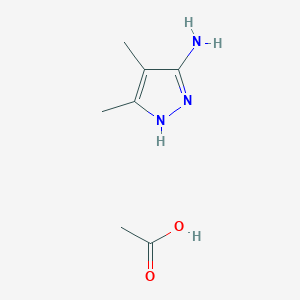 4,5-Dimethyl-1H-pyrazol-3-amine acetate