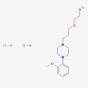 2-(3-(4-(2-Methoxyphenyl)piperazin-1-yl)propoxy)ethanol dihydrochloride