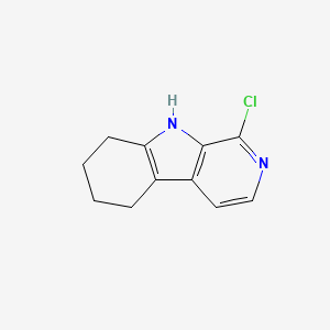 molecular formula C11H11ClN2 B1375948 1-Chloro-5h,6h,7h,8h,9h-pyrido[3,4-b]indole CAS No. 1279717-11-1