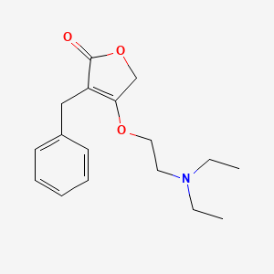 3-Benzyl-4-(2-diethylaminoethoxy)-2(5H)furanone