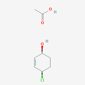 molecular formula C8H13ClO3 B1375960 2-Cyclohexen-1-ol, 4-chloro-, acetate, cis- CAS No. 82736-39-8
