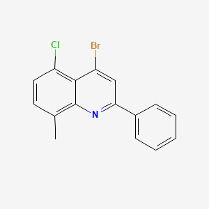 4-Bromo-5-chloro-8-methyl-2-phenylquinoline