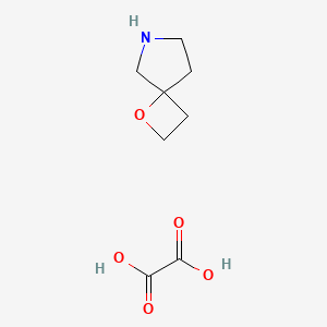 molecular formula C8H13NO5 B1375964 1-Oxa-6-azaspiro[3.4]octane oxalate CAS No. 1408074-51-0