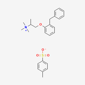 (1-((2-Benzylphenoxy)methyl)ethyl)trimethylammonium toluenesulfonate