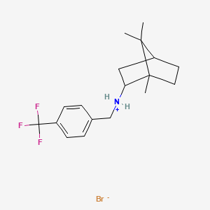 (+-)-endo-N-(p-(Trifluoromethyl)benzyl)-2-bornanamine hydrobromide