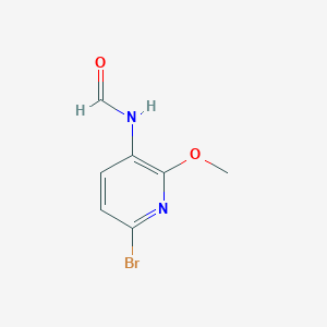 molecular formula C7H7BrN2O2 B1375992 N-(6-bromo-2-methoxypyridin-3-yl)formamide CAS No. 1123194-96-6