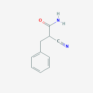 2-Cyano-3-phenylpropanamide