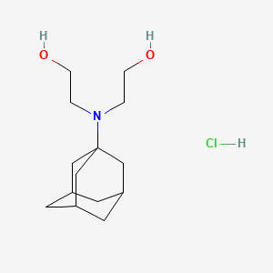 molecular formula C14H26ClNO2 B13759963 Bis(2-hydroxyethyl)aminoadamantane hydrochloride CAS No. 23479-45-0