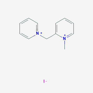 1-methyl-2-(pyridin-1-ium-1-ylmethyl)pyridin-1-ium;iodide