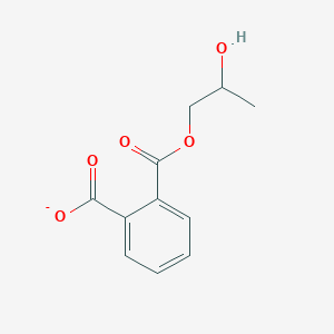 molecular formula C11H11O5- B1376001 2-[(2-Hydroxypropoxy)carbonyl]benzoate CAS No. 57340-51-9