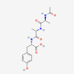 Acetyl-alanyl-alanyl-tyrosine