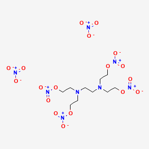 N,N,N',N'-Tetrakis(2-(nitrooxy)ethyl)ethylenediammonium dinitrate