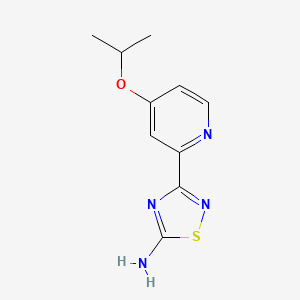 3-(4-Isopropoxypyridin-2-yl)-1,2,4-thiadiazol-5-amine