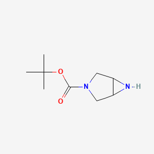 molecular formula C9H16N2O2 B1376008 tert-Butyl 3,6-diazabicyclo[3.1.0]hexane-3-carboxylate CAS No. 1262407-18-0