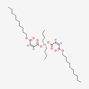 Decyl (Z,Z)-6,6-dibutyl-4,8,11-trioxo-5,7,12-trioxa-6-stannadocosa-2,9-dienoate