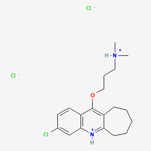 6H-Cyclohepta(b)quinoline, 3-chloro-11-(3-(dimethylamino)propoxy)-7,8,9,10-tetrahydro-, dihydrochloride