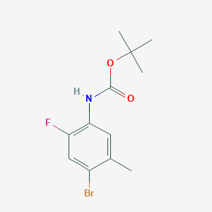tert-Butyl (4-bromo-2-fluoro-5-methylphenyl)carbamate