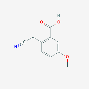 Benzoicacid, 2-(cyanomethyl)-5-methoxy-