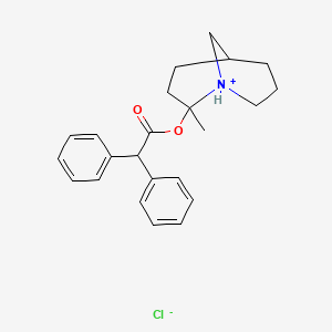 2-Methyl-azabicyclononanol diphenylacetate hydrochloride