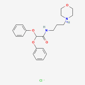 2,2-Diphenoxy-N-(morpholinopropyl)acetamide hydrochloride