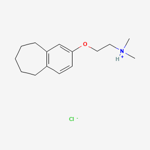 Ethanamine, N,N-dimethyl-2-((6,7,8,9-tetrahydro-5H-benzocyclohepten-2-yl)oxy)-, hydrochloride