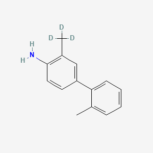 (1,1'-Biphenyl)-4-amine, 2'-methyl-3-(methyl-d3)-