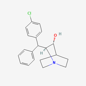 beta-cis-2-(4'-Chlorobenzhydryl)-3-quinuclidinol