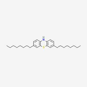 10H-Phenothiazine, 3,7-dioctyl-