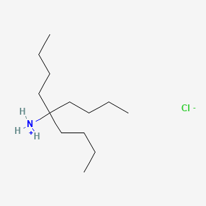 molecular formula C13H30ClN B13760625 5-Butyl-5-nonanamine hydrochloride CAS No. 56065-38-4