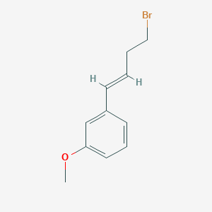 1-(4-Bromobut-1-en-1-yl)-3-methoxybenzene