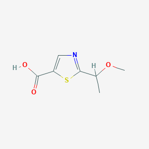 2-(1-Methoxyethyl)-1,3-thiazole-5-carboxylic acid