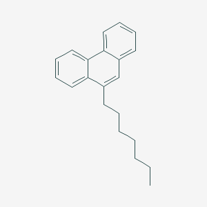 9-Heptylphenanthrene