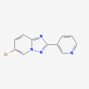 6-Bromo-2-(pyridin-3-YL)-[1,2,4]triazolo[1,5-A]pyridine