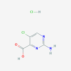 2-Amino-5-chloropyrimidine-4-carboxylic acid hydrochloride