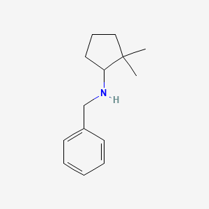 N-benzyl-2,2-dimethylcyclopentan-1-amine