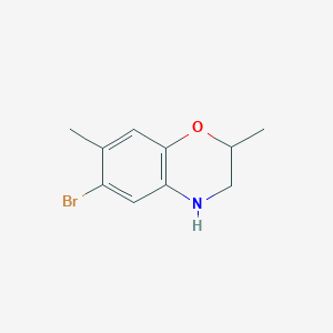 6-bromo-2,7-dimethyl-3,4-dihydro-2H-1,4-benzoxazine