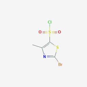 2-Bromo-4-methyl-1,3-thiazole-5-sulfonyl chloride