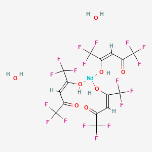 Neodymium(III) hexafluoro-2,4-pentanedionate dihydrate