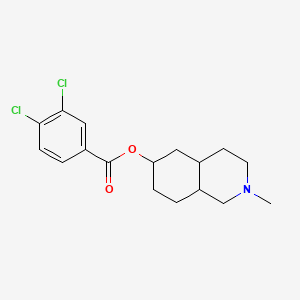 trans-6-(3,4-Dichlorobenzoyloxy)-2-methyldecahydroisoquinoline