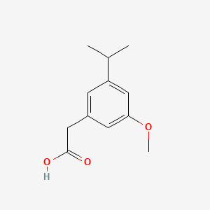 Acetic acid, 3-isopropyl-5-methoxyphenyl-