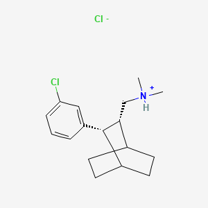 cis-2-(m-Chlorophenyl)-3-dimethylaminomethylbicyclo(2.2.2)octane hydrochloride